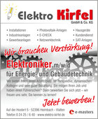 Gesucht: Elektroniker (m/w/d) für Energie- und Gebäudetechnik